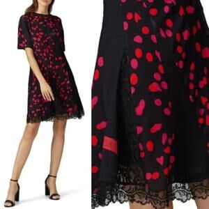 KOCHE Twisting Tee Shirt Black, Red, Pink Casual Size 42 mini